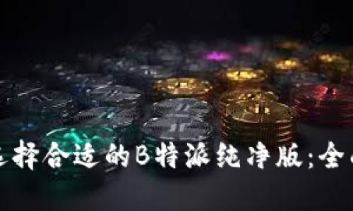 如何选择合适的B特派纯净版:全面指南