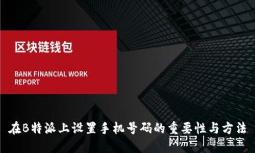 在B特派上设置手机号码的重要性与方法