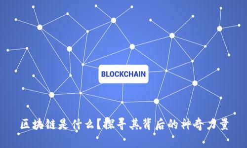 区块链是什么?探寻其背后的神奇力量