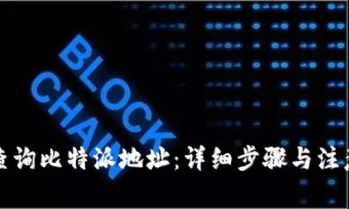如何查询比特派地址:详细步骤与注意事项