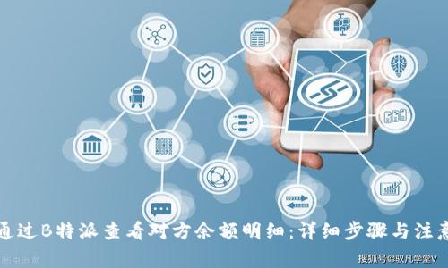 如何通过B特派查看对方余额明细:详细步骤与注意事项